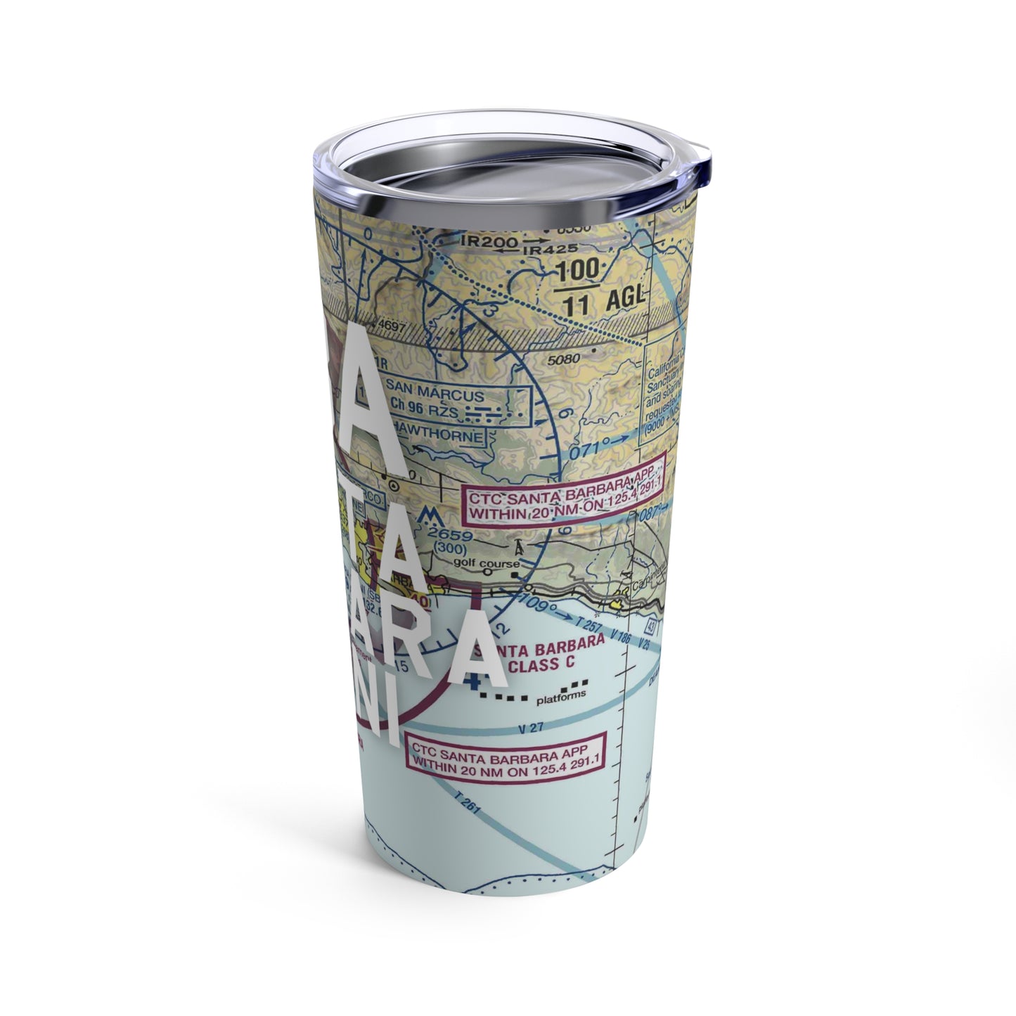 SBA Tumbler | Santa Barbara Municipal Airport Tumbler