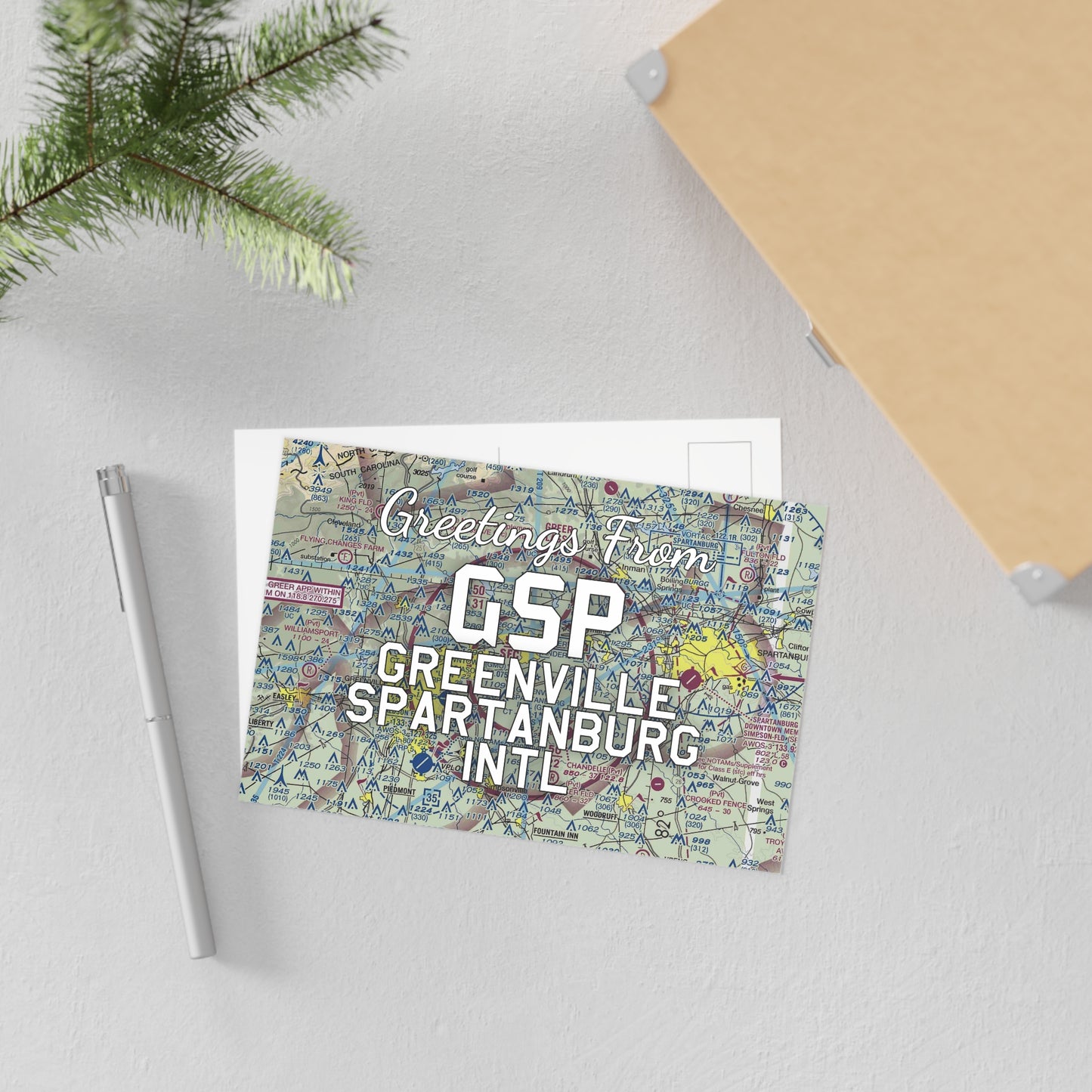 GSP Postcard | Greenville Spartanburg International Airport Card