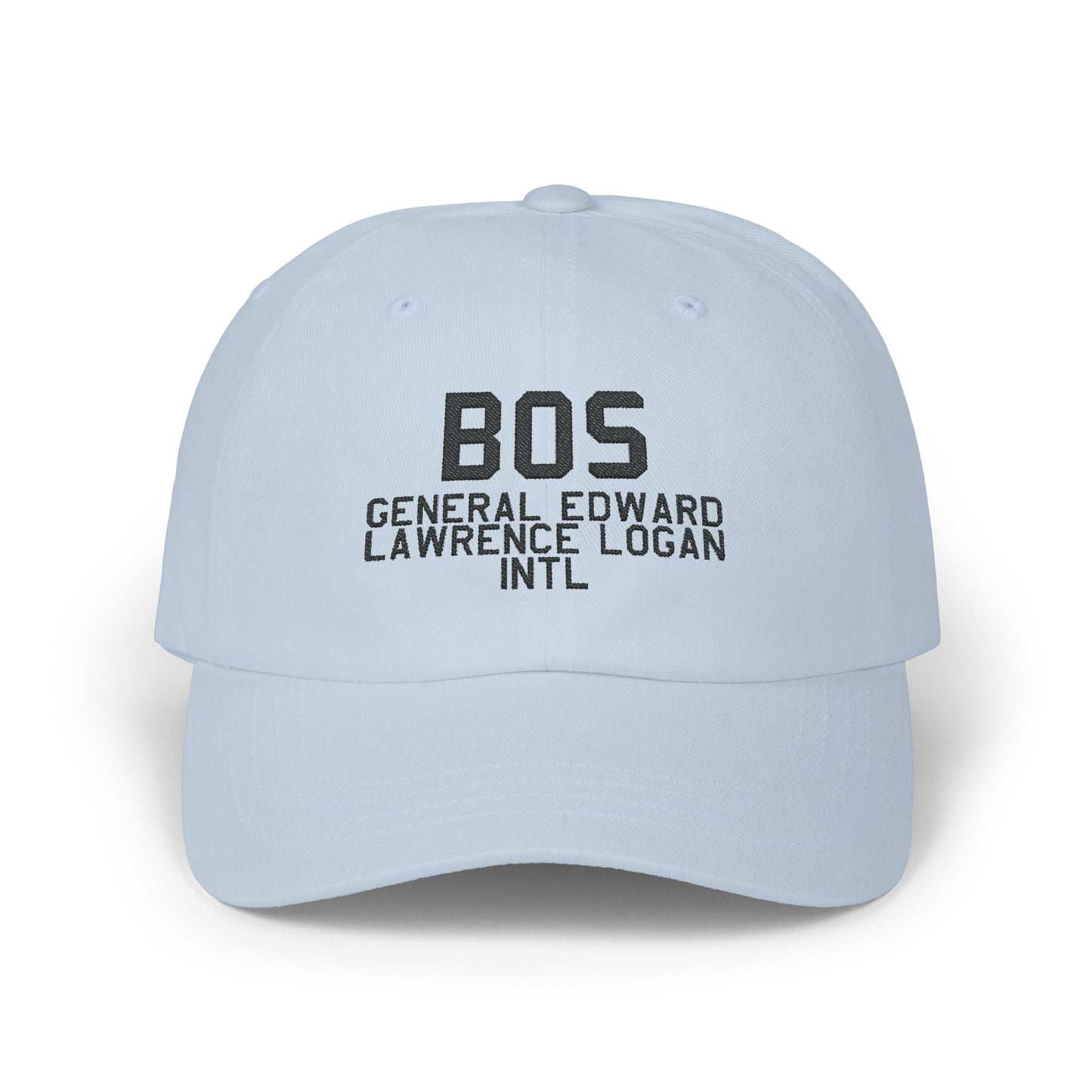 BOS Dad Cap | General Edward Lawrence Logan International Airport Hat