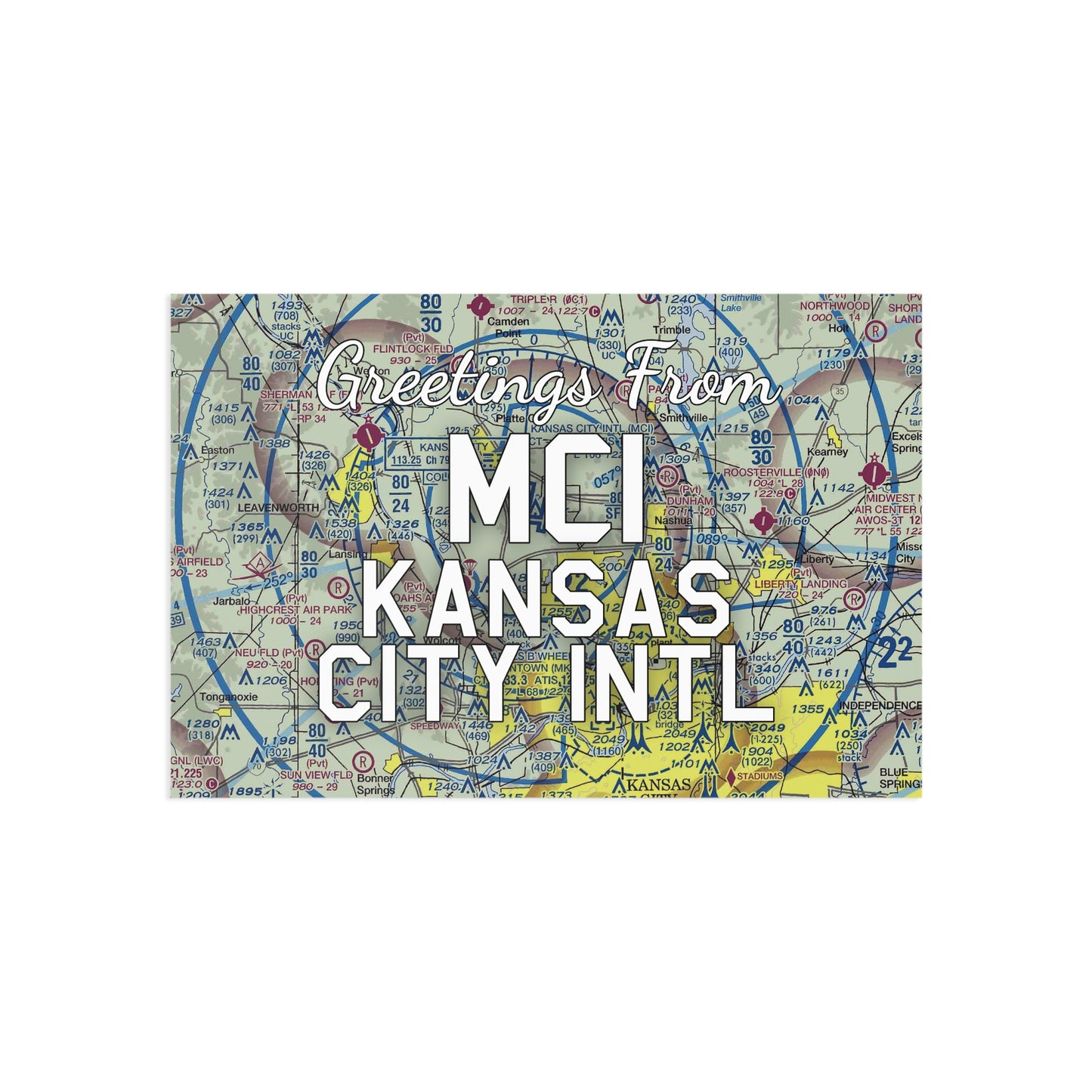 MCI Postcard | Kansas City International Airport Card