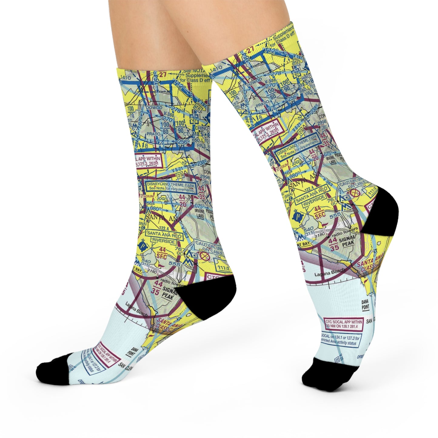 SNA Cushioned Crew Socks | John Wayne/Orange County Airport Socks