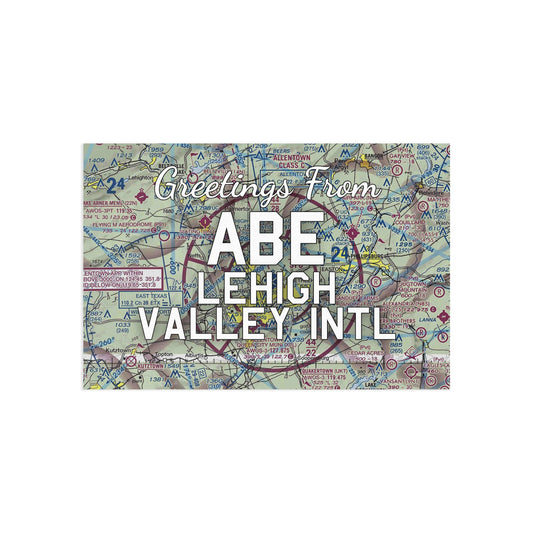 ABE Postcard | Lehigh Valley International Airport Card