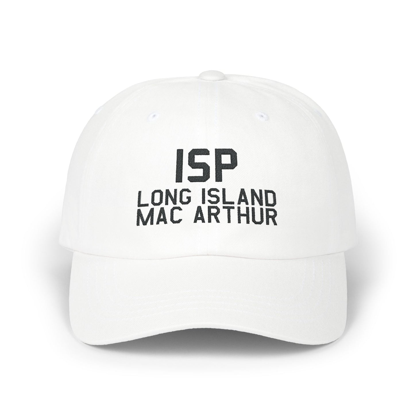 ISP Dad Cap | Long Island Mac Arthur Airport Hat