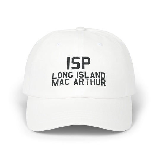 ISP Dad Cap | Long Island Mac Arthur Airport Hat