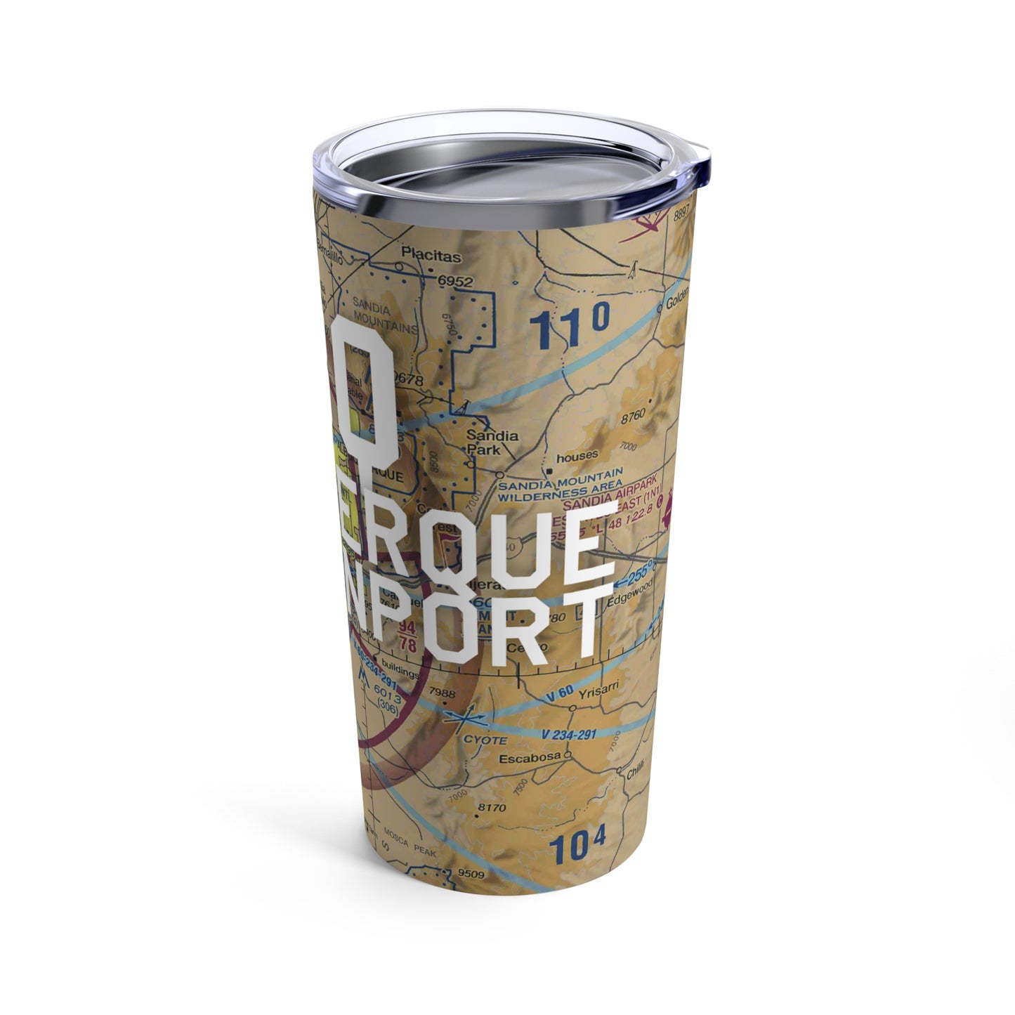 ABQ Tumbler | Albuquerque International Sunport Airport Tumbler