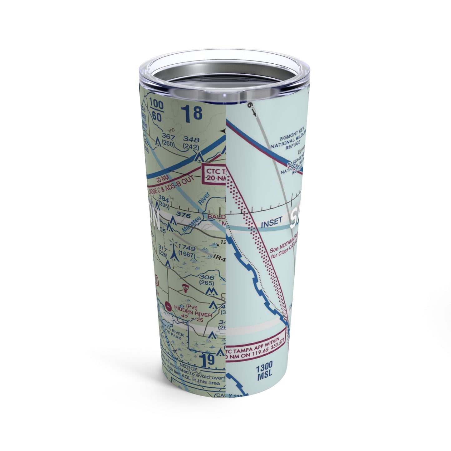 SRQ Tumbler | Sarasota/Bradenton International Airport Tumbler