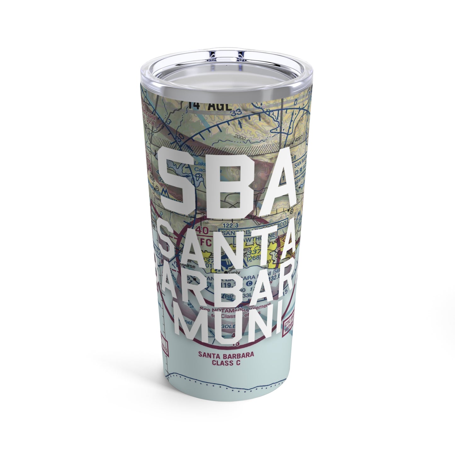 SBA Tumbler | Santa Barbara Municipal Airport Tumbler