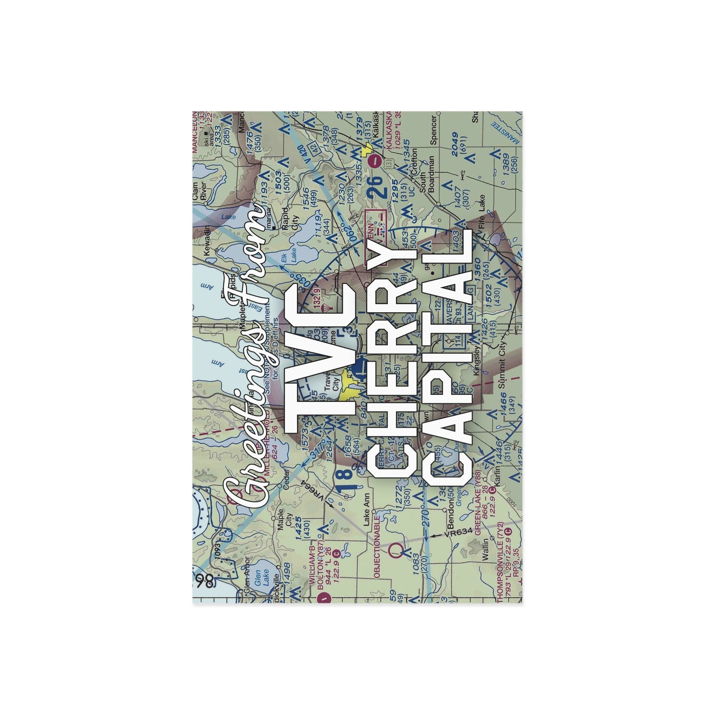 TVC Postcard | Cherry Capital Airport Card
