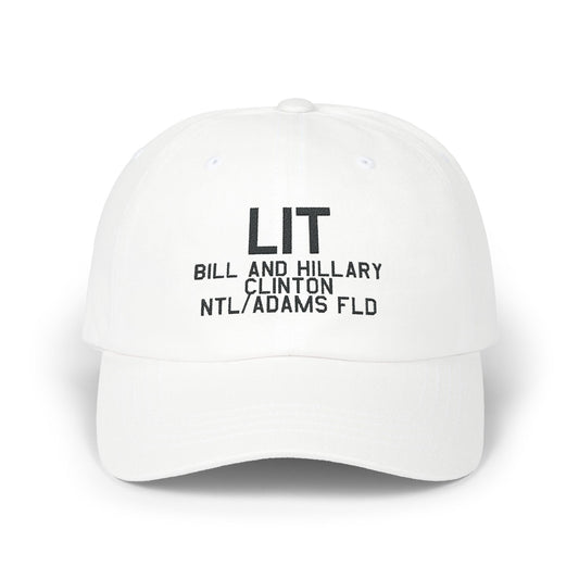 LIT Dad Cap | Bill and Hillary Clinton National/Adams Field Airport Hat