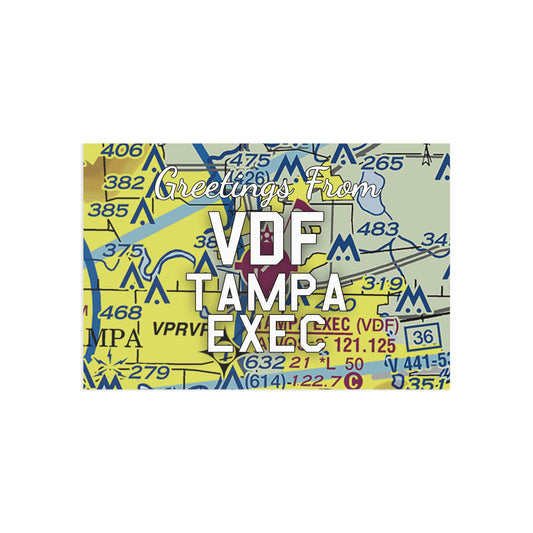 VDF Postcard | Tampa Exec Airport Card
