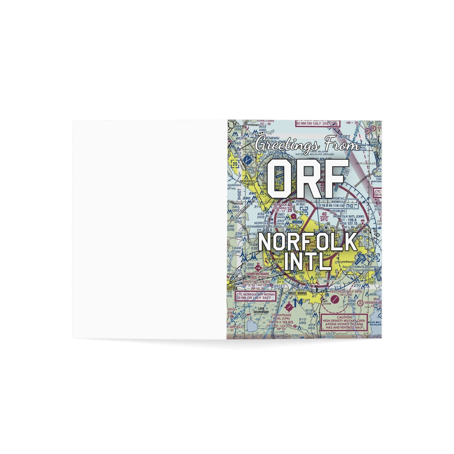 ORF Greeting Cards | Norfolk International Airport Cards