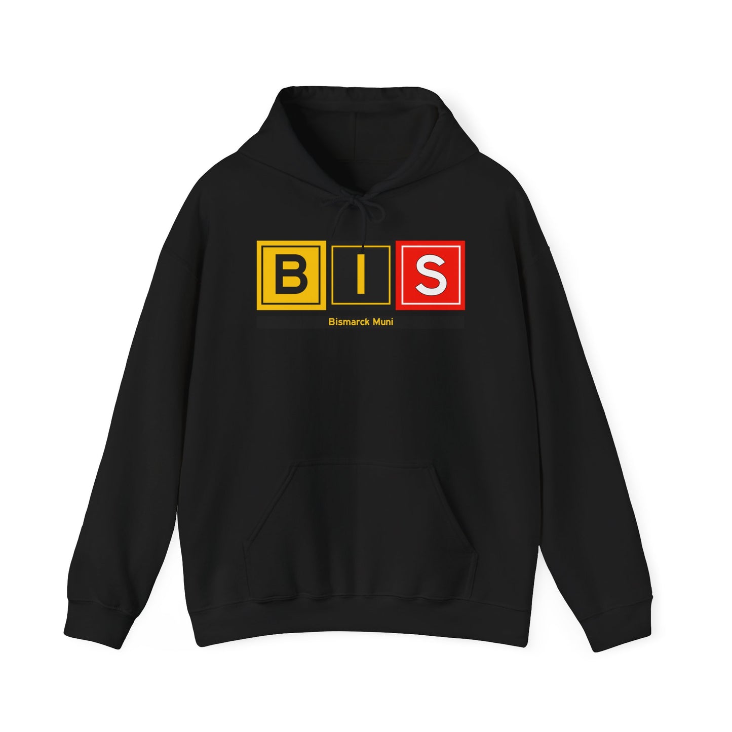 BIS Taxiway Hoodie w/ Airport Name | Bismarck Municipal Airport Hoodie