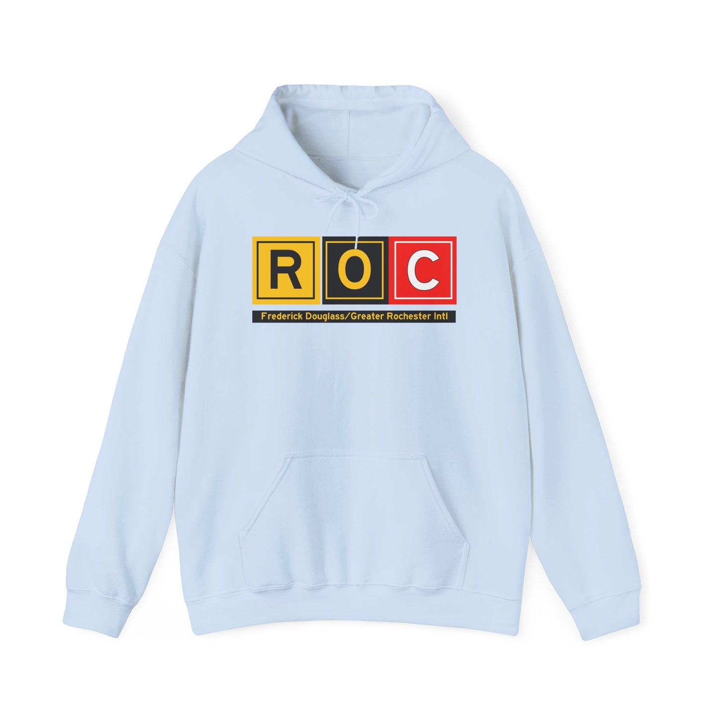 ROC Taxiway Hoodie w/ Airport Name | Frederick Douglass/Greater Rochester International Airport Hoodie