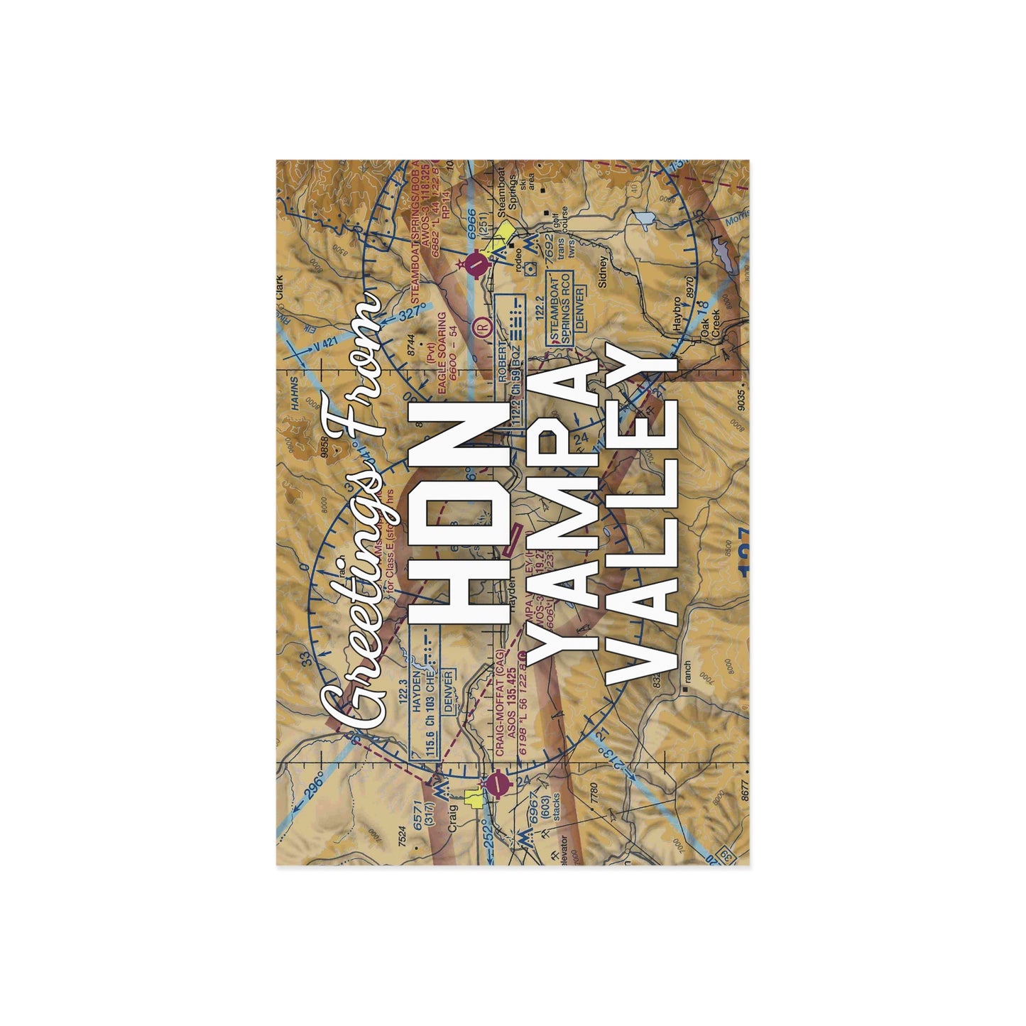 HDN Postcard | Yampa Valley Airport Card