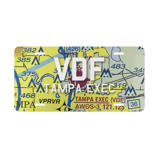 VDF Vanity Plate | Tampa Exec Vanity Plate