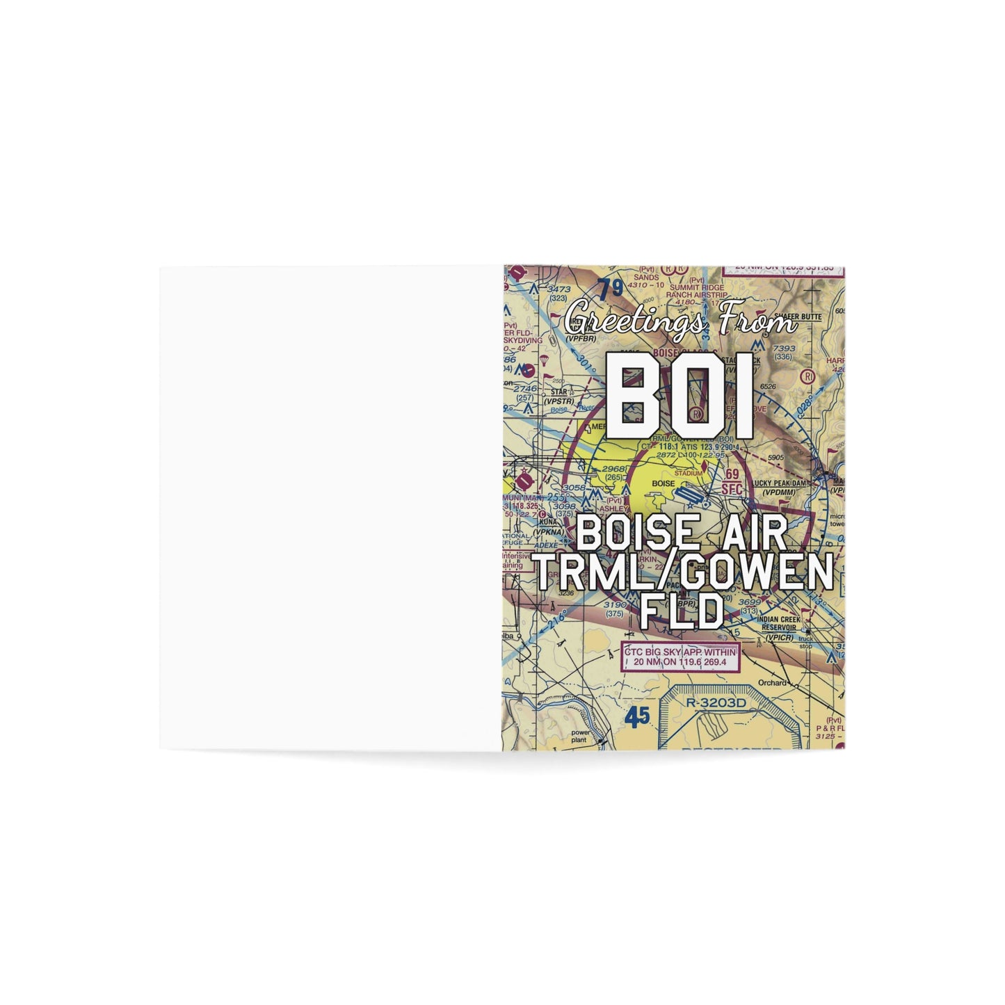 BOI Greeting Cards | Boise Air Trml/Gowen Field Airport Cards