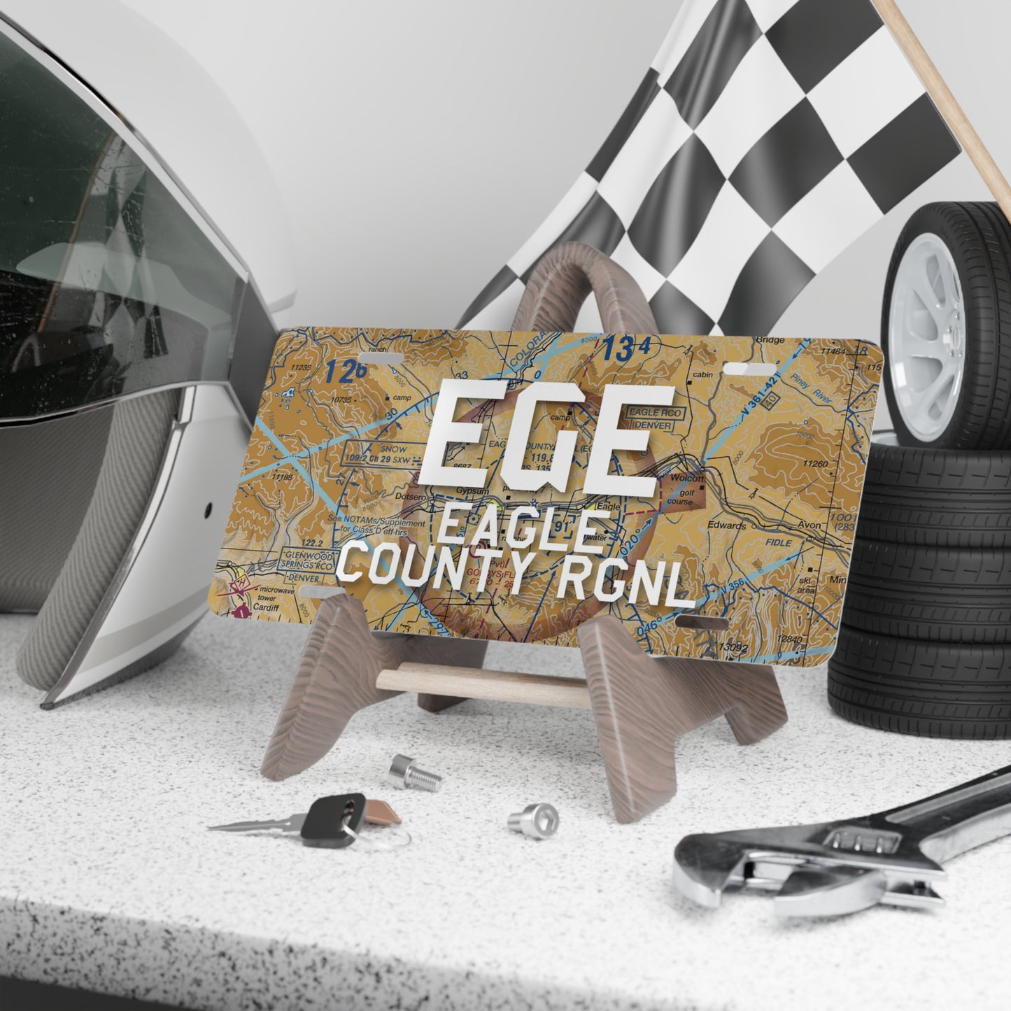 EGE Vanity Plate | Eagle County Regional Airport Vanity Plate