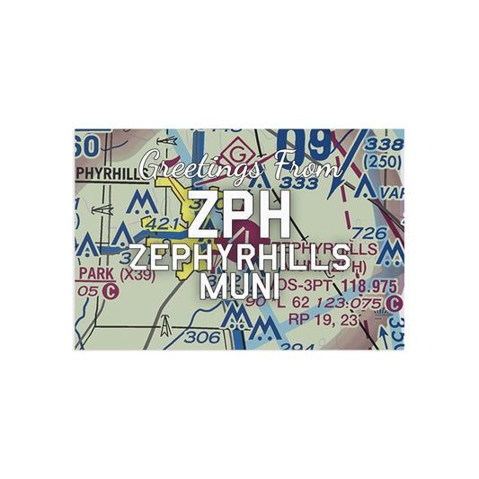 ZPH Postcard | Zephyrhills Municipal Airport Card