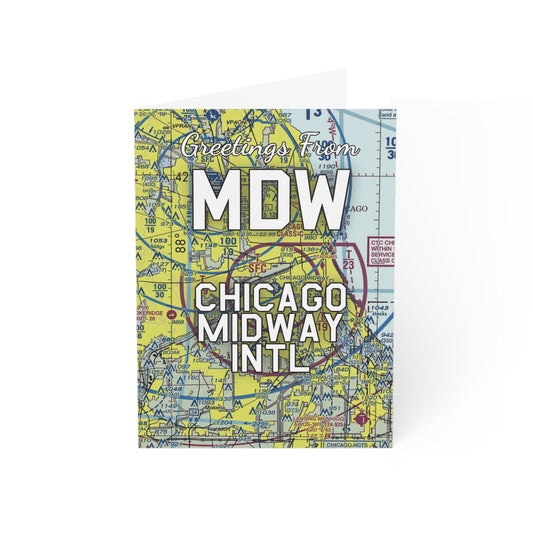 MDW Greeting Cards | Chicago Midway International Airport Cards