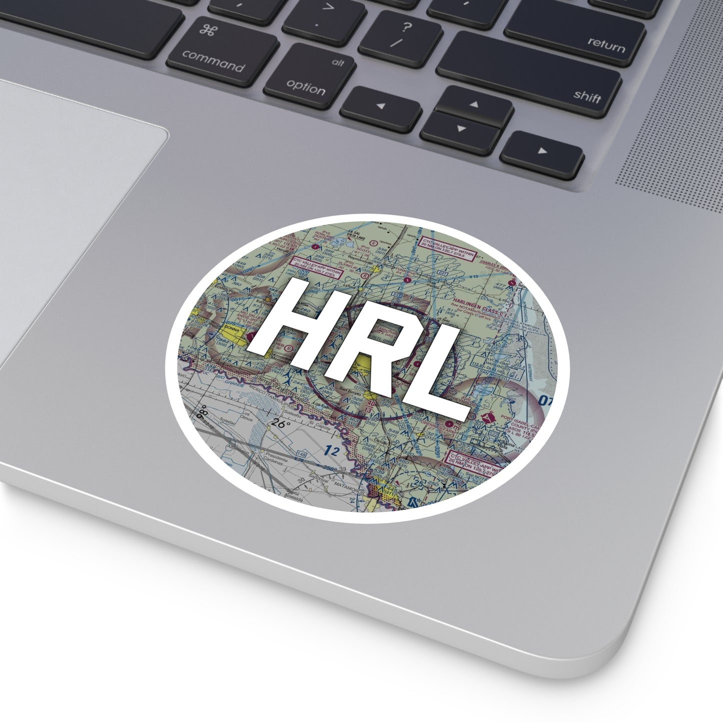 HRL Round Sticker | Valley International Airport Sticker