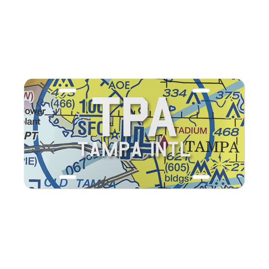 TPA Vanity Plate | Tampa International Vanity Plate