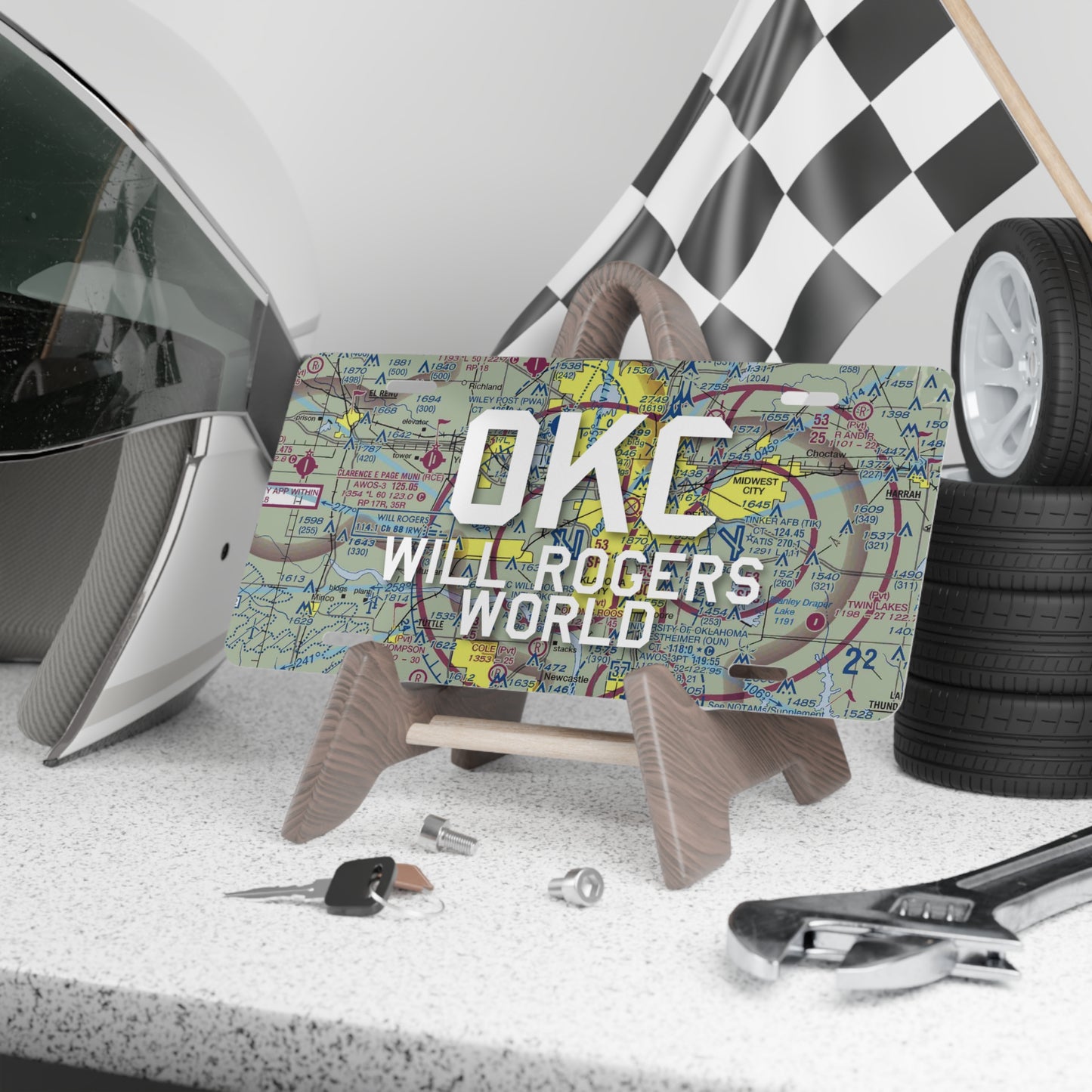 OKC Vanity Plate | Will Rogers World Airport Vanity Plate