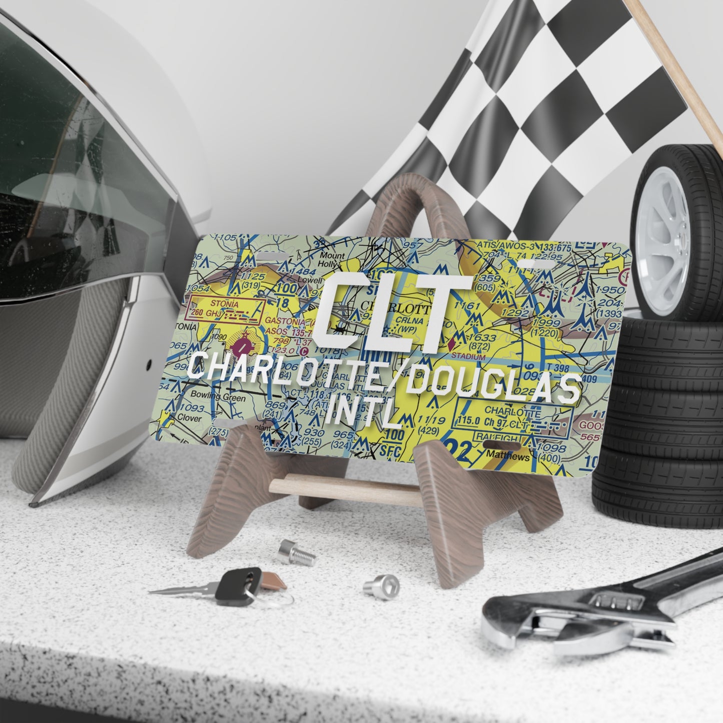 CLT Vanity Plate | Charlotte/Douglas International Vanity Plate