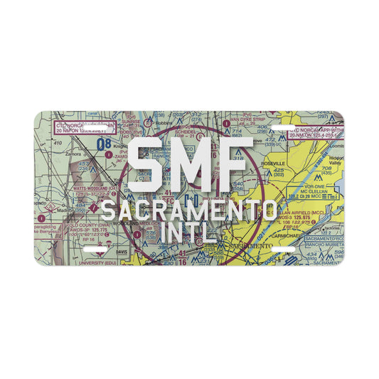SMF Vanity Plate | Sacramento International Airport Vanity Plate