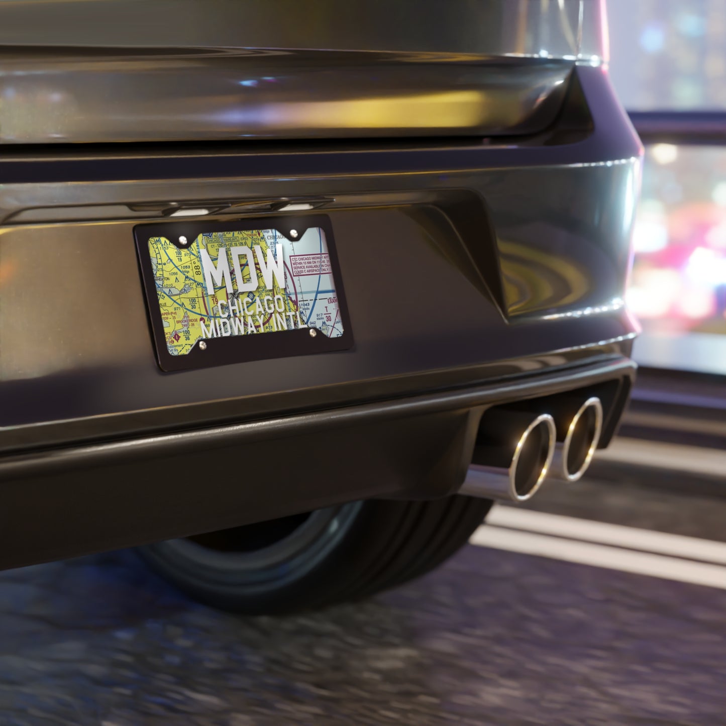 MDW Vanity Plate | Chicago Midway International Airport Vanity Plate
