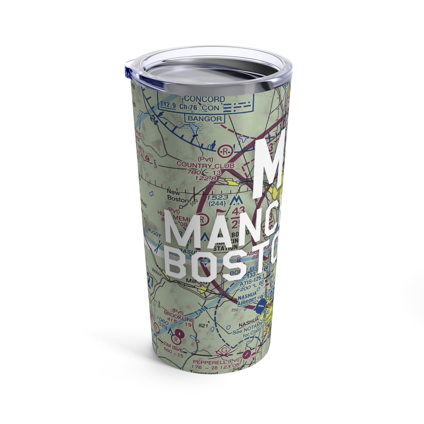 MHT Tumbler | Manchester Boston Regional Airport Tumbler