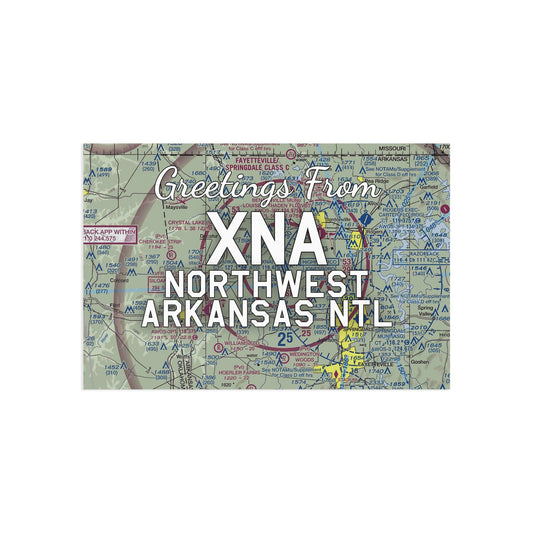 XNA Postcard | Northwest Arkansas National Airport Card