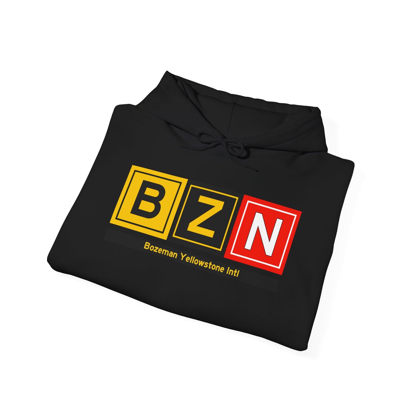 BZN Taxiway Hoodie w/ Airport Name | Bozeman Yellowstone International Airport Hoodie