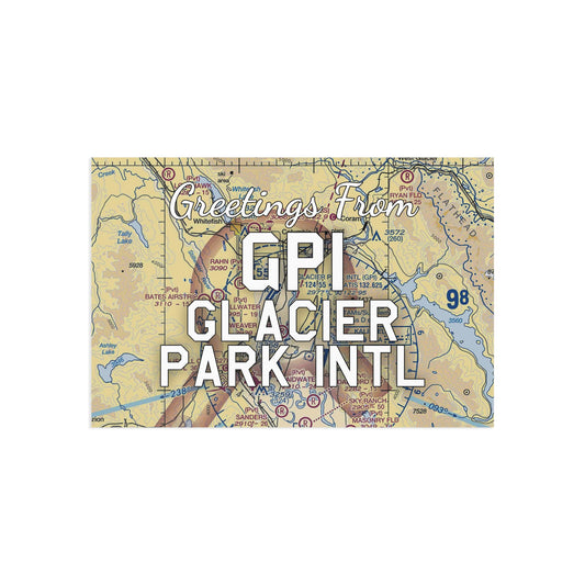 GPI Postcard | Glacier Park International Airport Card