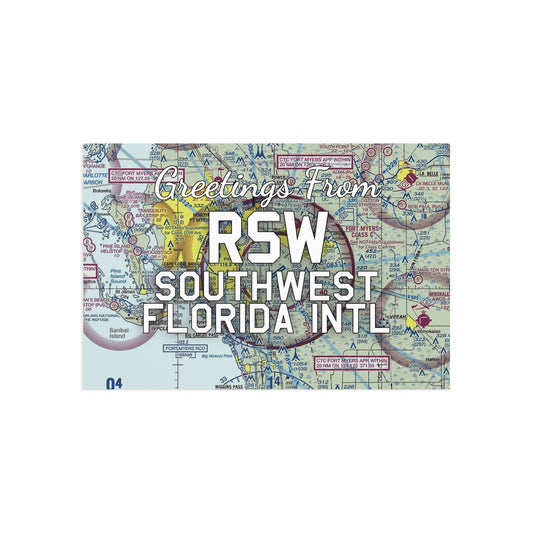 RSW Postcard | Southwest Florida International Airport Card