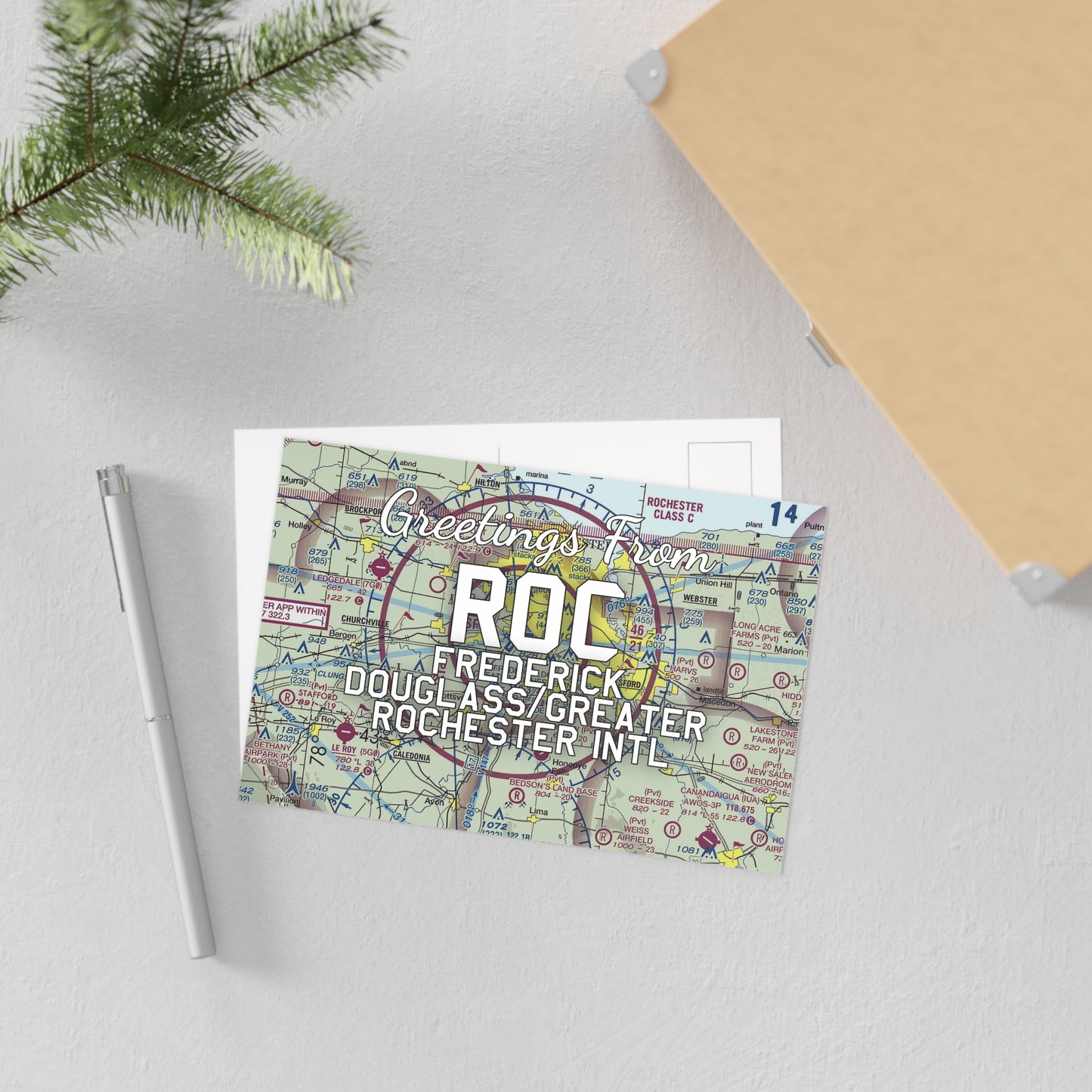 ROC Postcard | Frederick Douglass/Greater Rochester International Airport Card