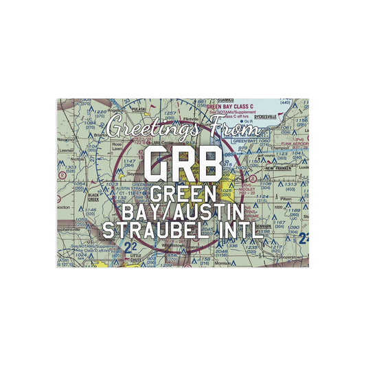 GRB Postcard | Green Bay/Austin Straubel International Airport Card