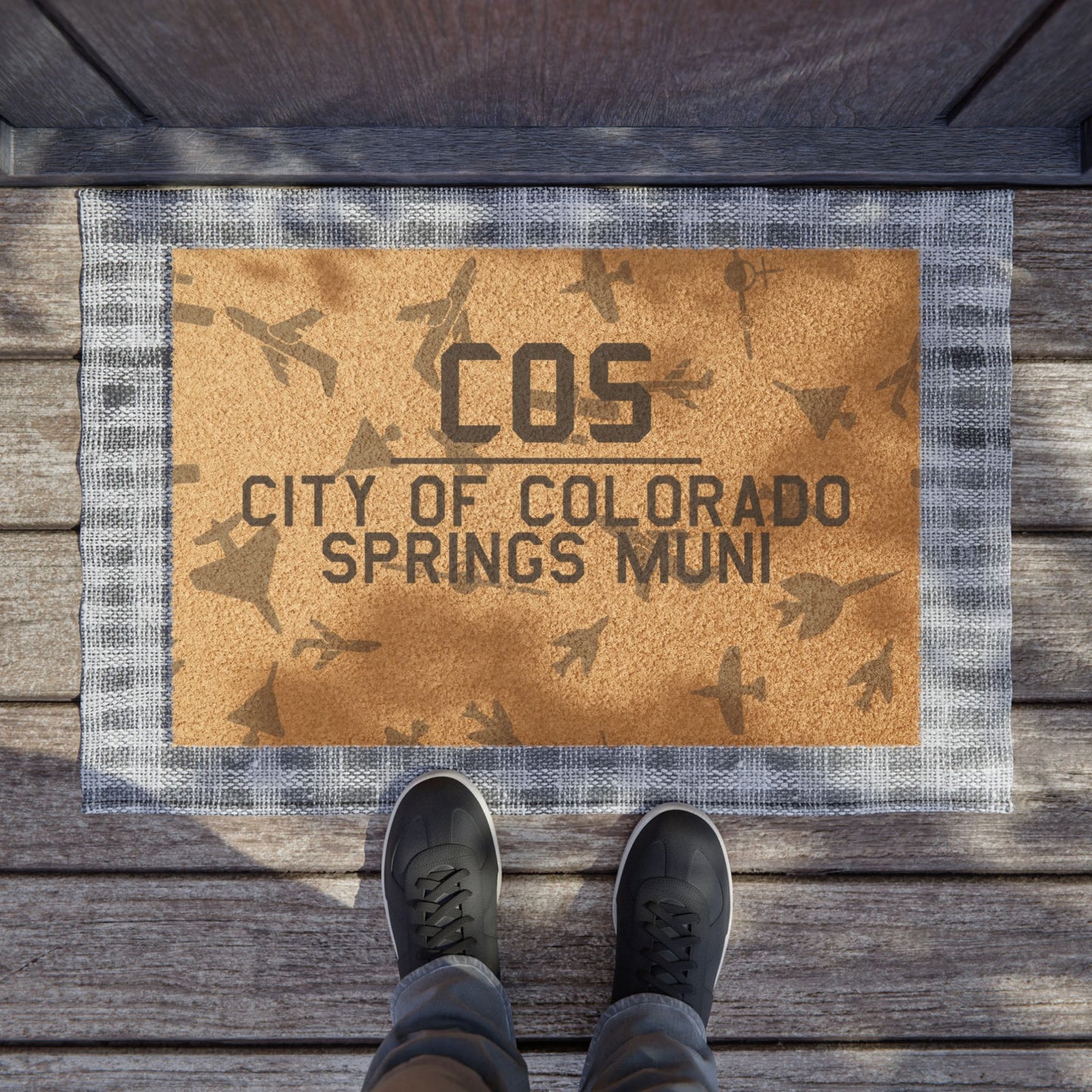 COS Doormat | City of Colorado Springs Municipal Airport Doormat