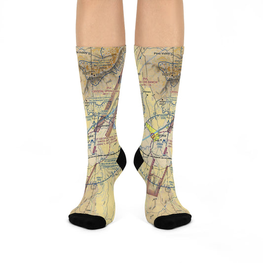 SGU Cushioned Crew Socks | St George Regional Airport Socks