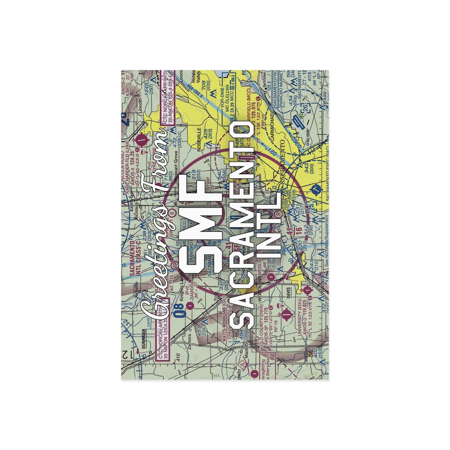SMF Postcard | Sacramento International Airport Card