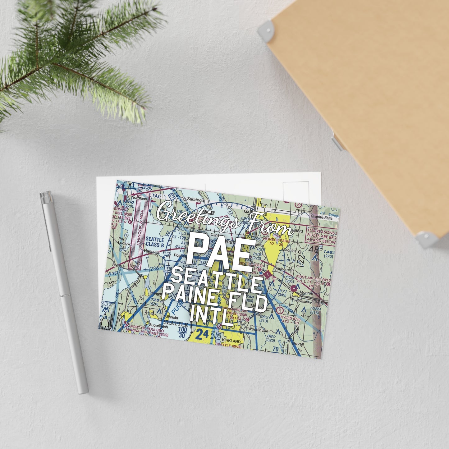 PAE Postcard | Seattle Paine Field International Airport Card