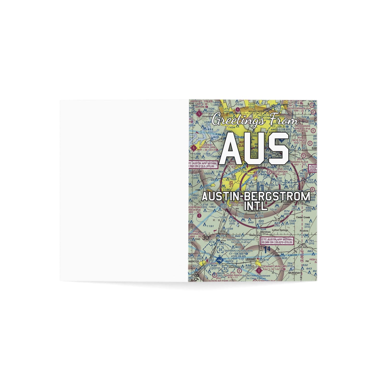 AUS Greeting Cards | Austin-Bergstrom International Airport Cards