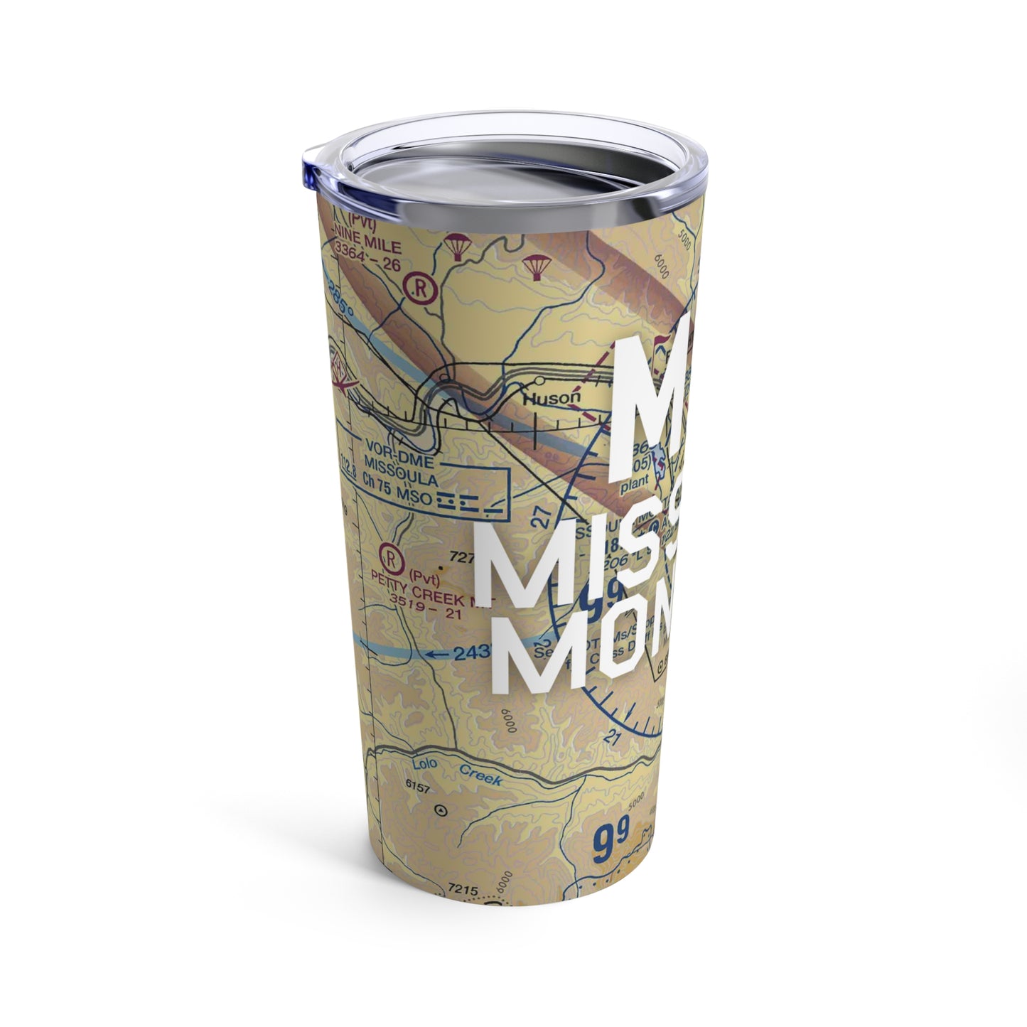 MSO Tumbler | Missoula Montana Airport Tumbler