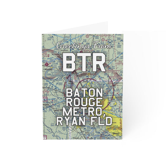 BTR Greeting Cards | Baton Rouge Metro, Ryan Field Airport Cards