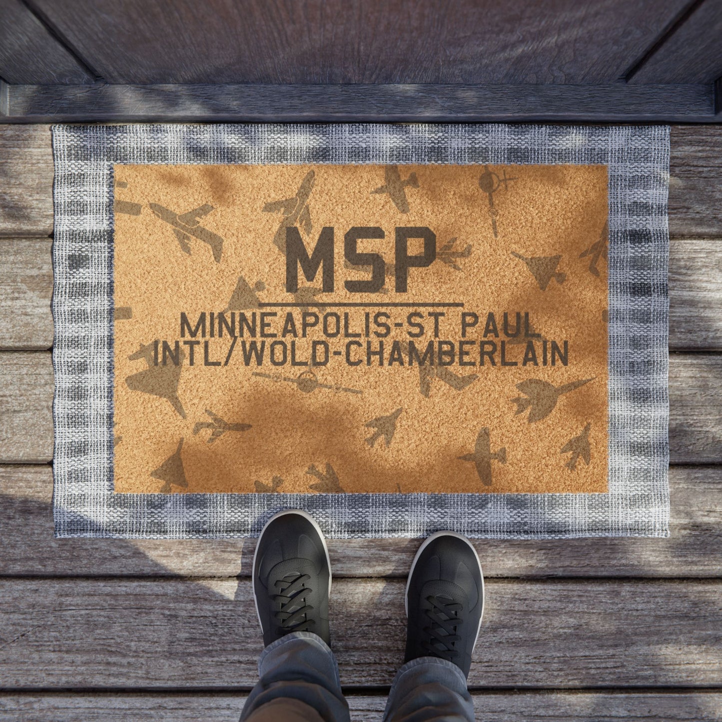 MSP Doormat | Minneapolis-St Paul International/Wold-Chamberlain Airport Doormat