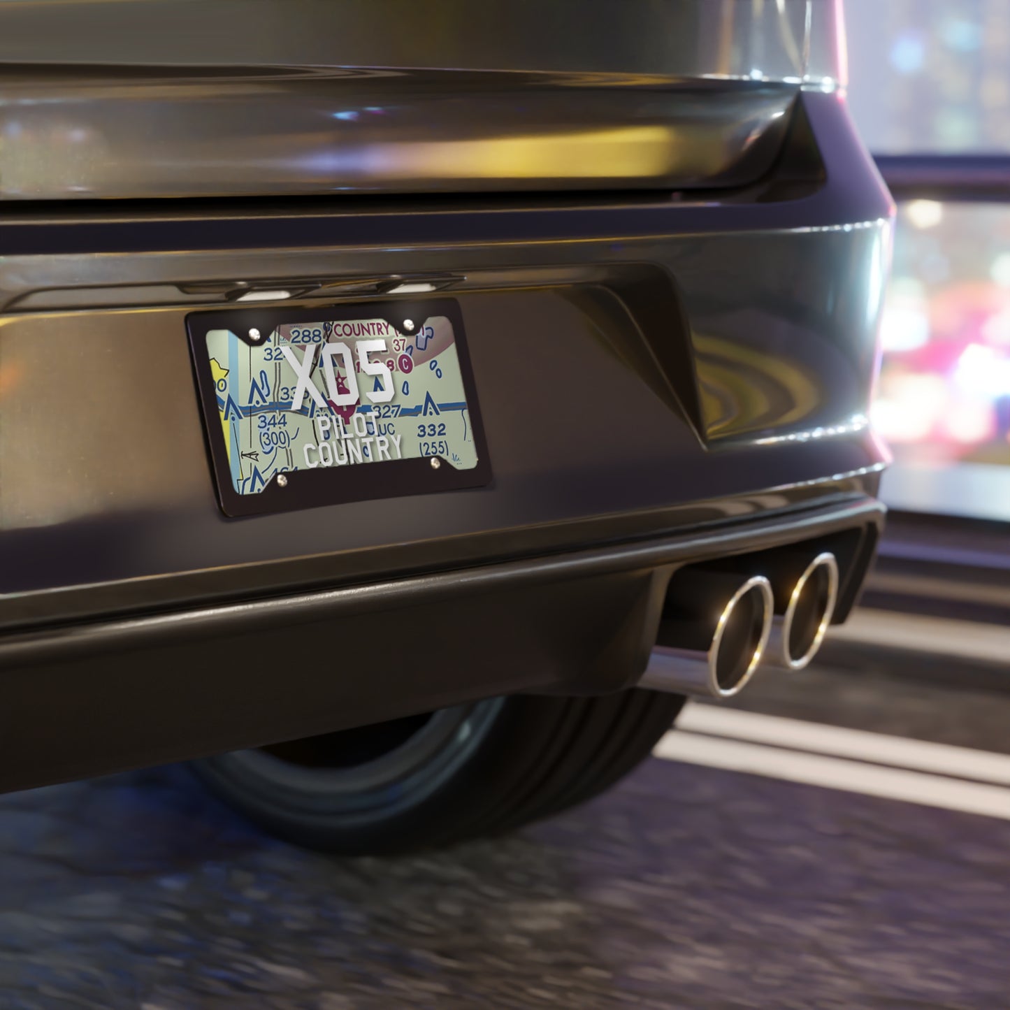 X05 Vanity Plate | Pilot Country Vanity Plate
