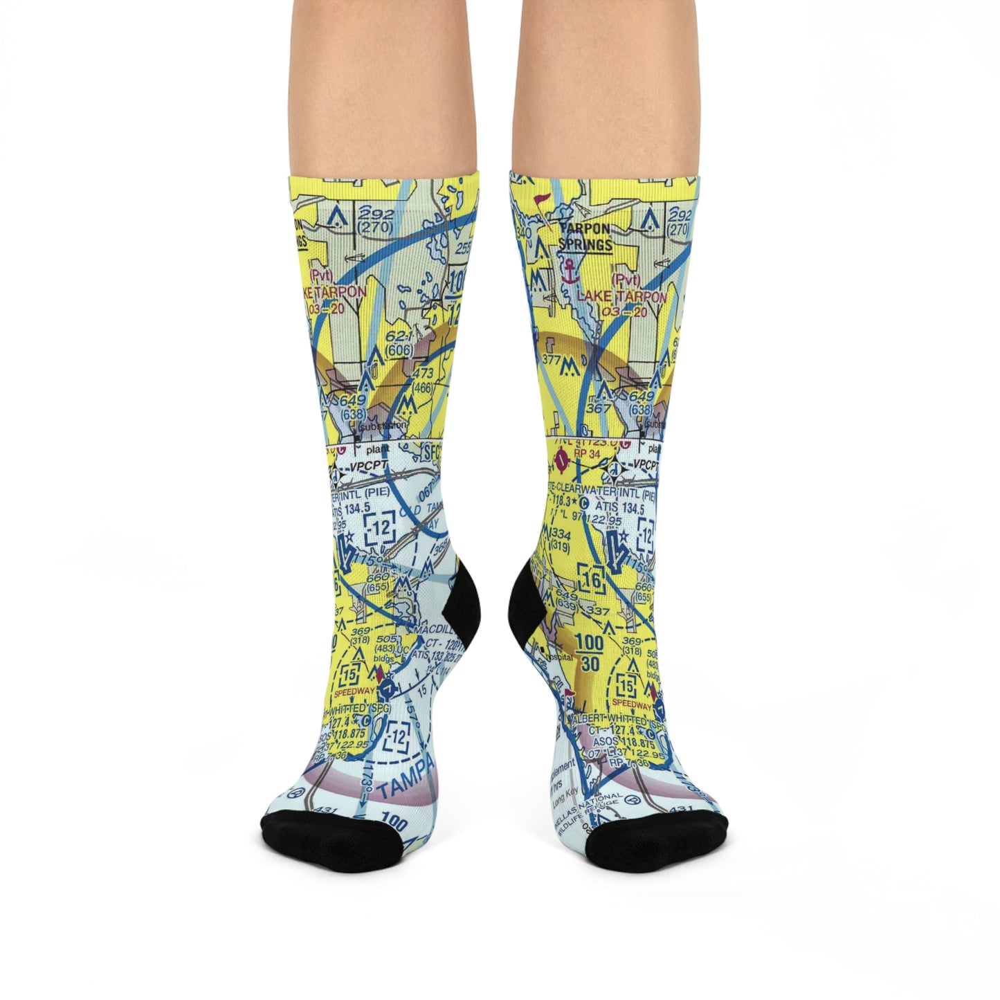 PIE Cushioned Crew Socks | St Pete-Clearwater International Airport Socks