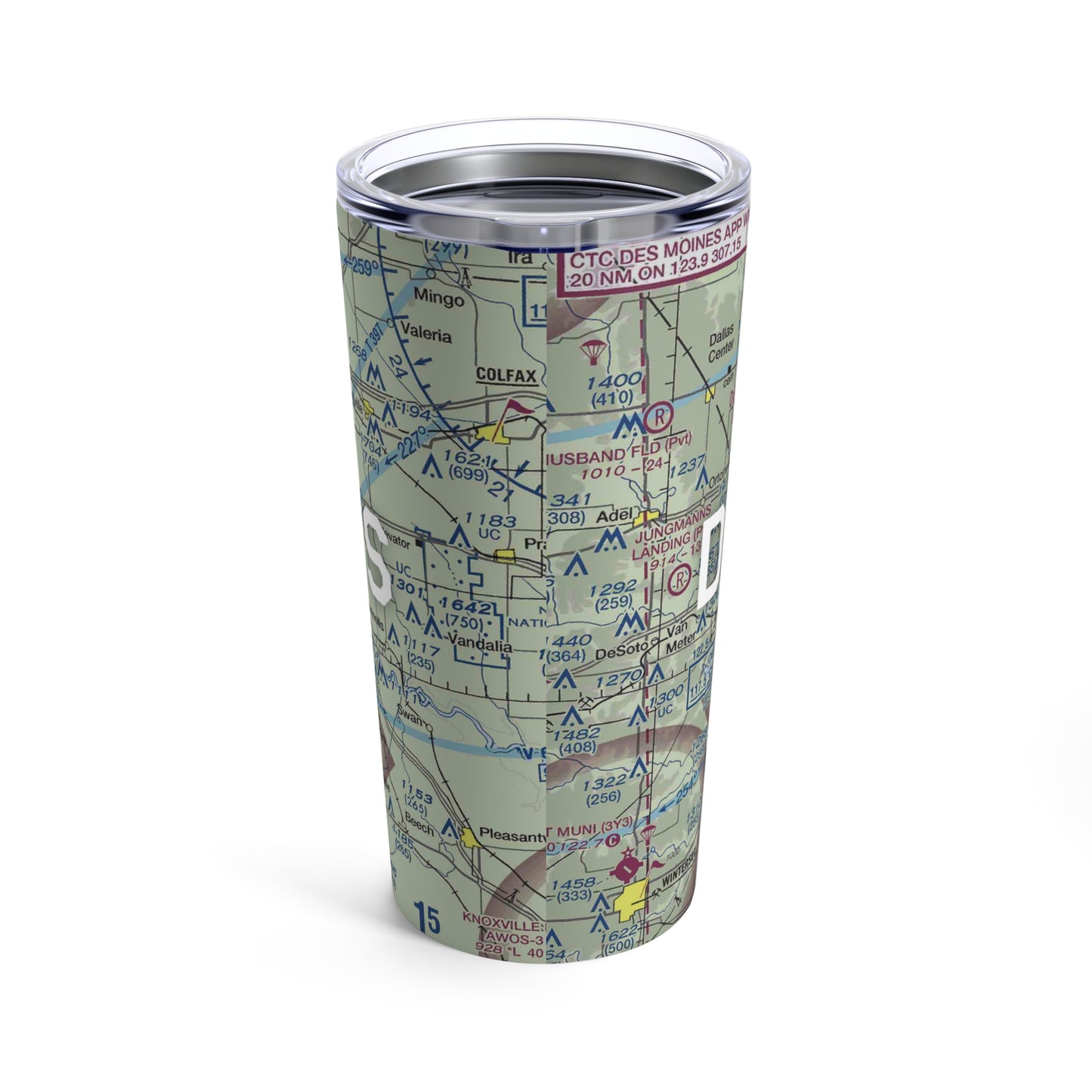 DSM Tumbler | Des Moines International Airport Tumbler