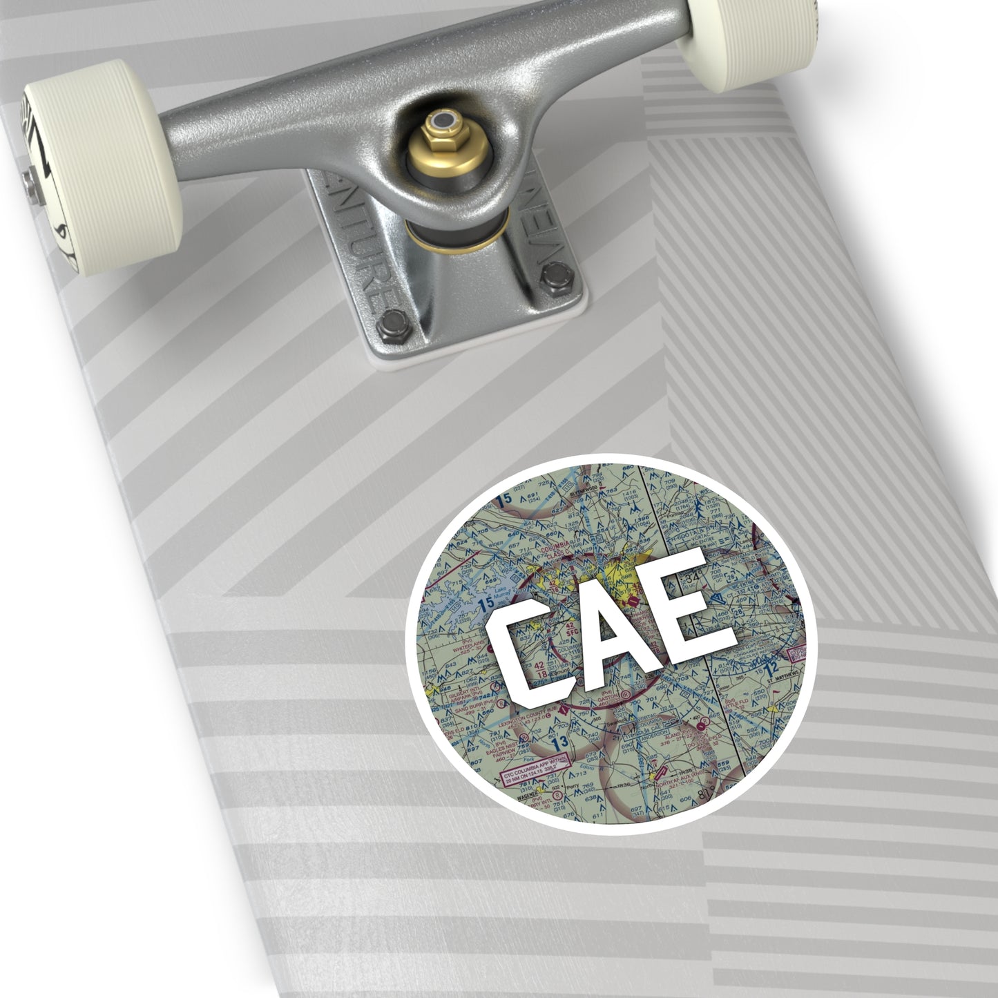 CAE Round Sticker | Columbia Metro Airport Sticker