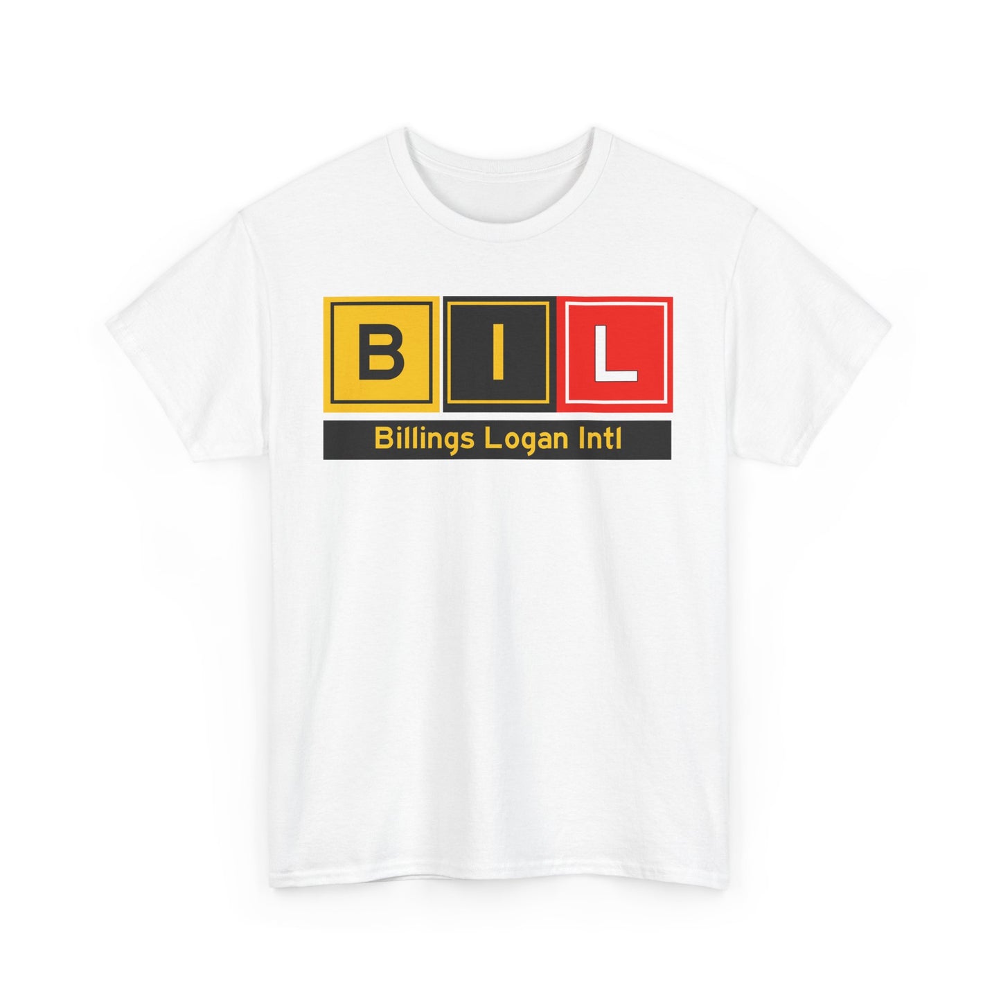 BIL Taxiway Tee w/ Airport Name | Billings Logan International Airport Tee