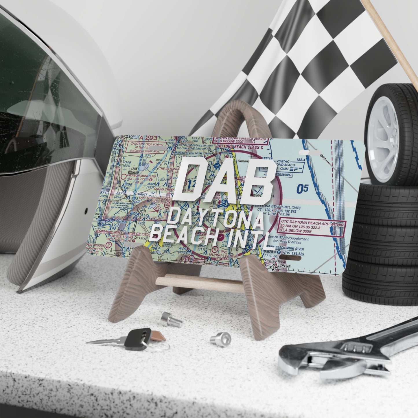 DAB Vanity Plate | Daytona Beach International Airport Vanity Plate